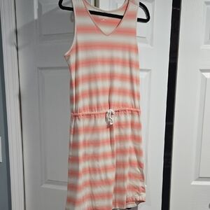 Gander Mountain Pink and White Striped Dress
